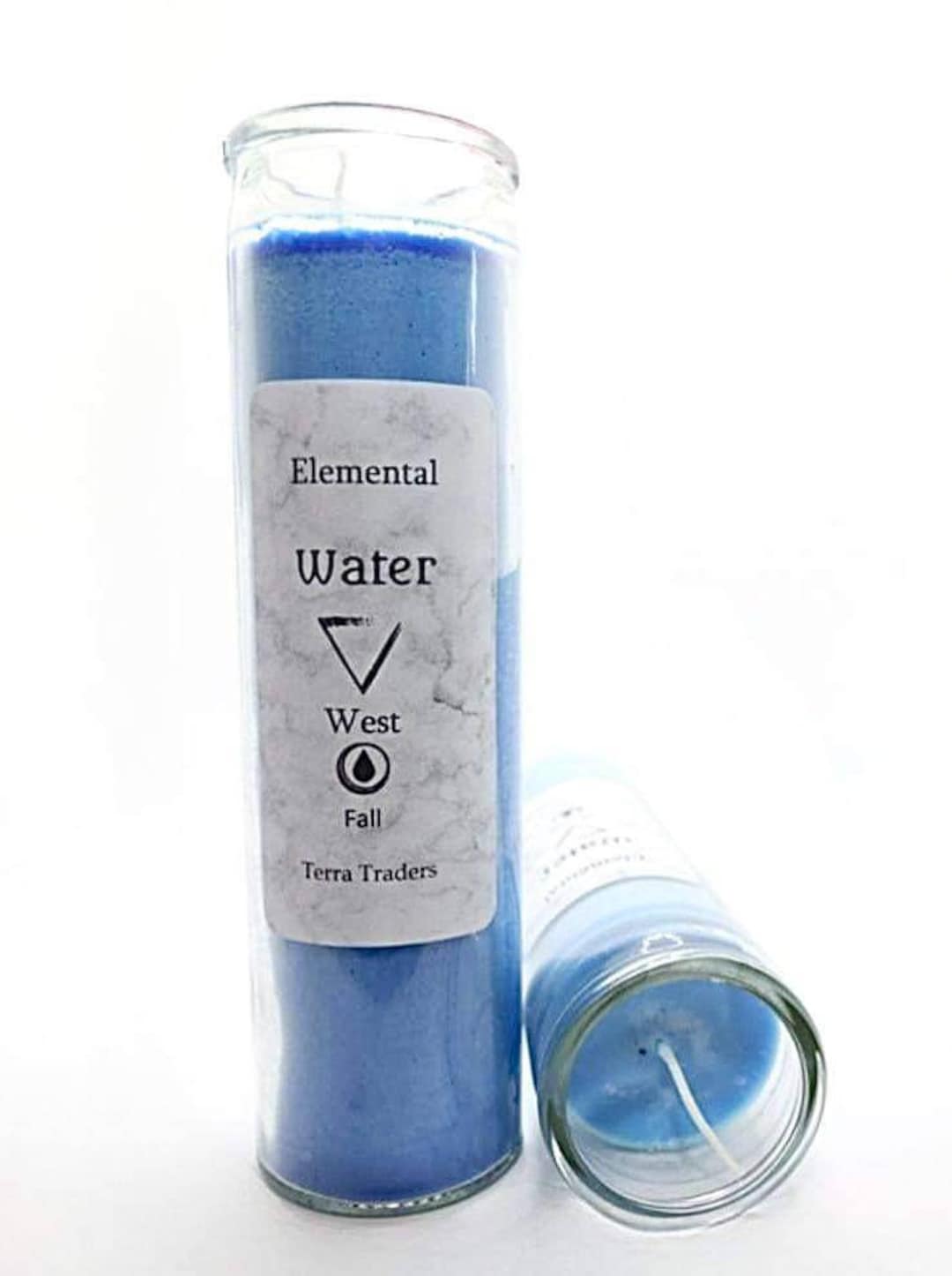 Water Elemental Altar Candle - Etsy