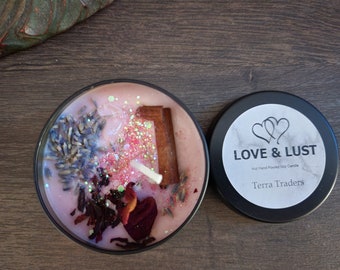 Love and Lust Hoodoo Charged Loaded Spell Candle