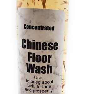 Chinese Floor Wash Hoodoo Abundance 8.5 oz Concentrated Rootwork Conjure Witchcraft Magick