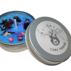 Beltane Sabbat Altar Wiccan Spell Candle