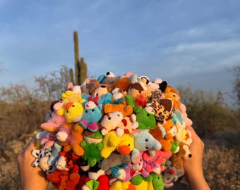 Pluche vissershoedje | Op Y2K geïnspireerde festivalhoed voor volwassenen