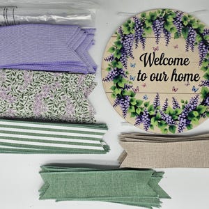 DIY Ribbon wreath kit.
