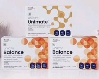Unimate & Balance for Weight Loss, Energy FeelGreat Unicity 3x30 sachets