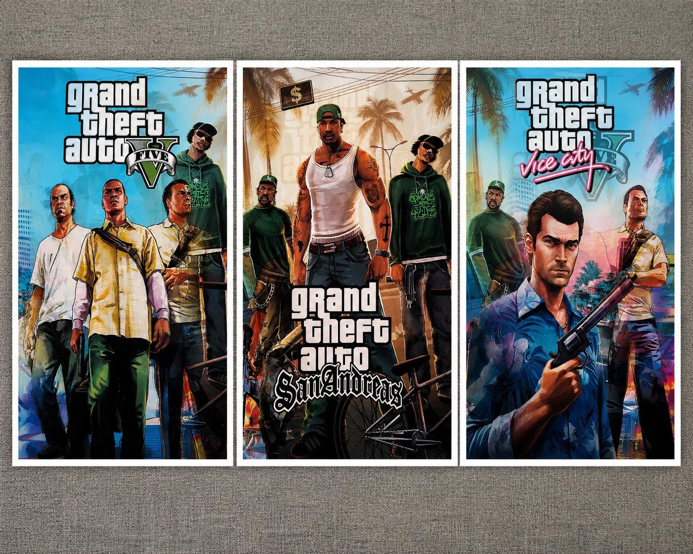 Grand theft auto poster - Etsy 日本