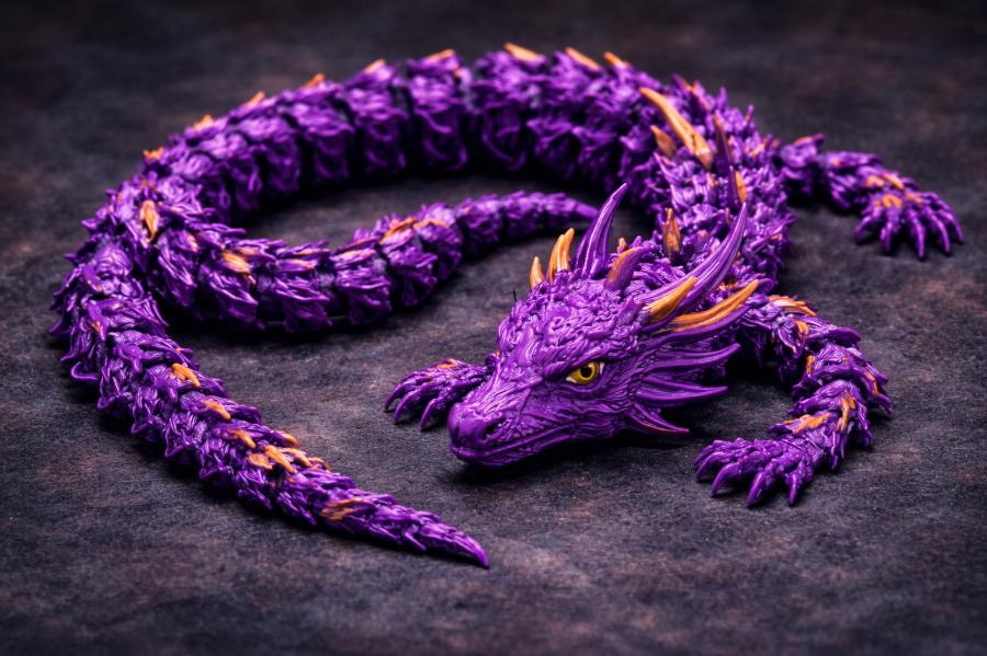 30 Flexi Dragon STL Bundle | Articulated Dragon 3D Print Files