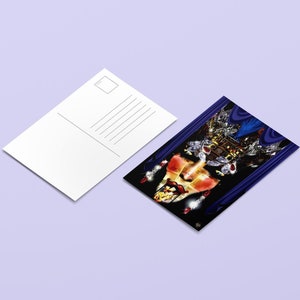 Art imprimable pour cartes postales étrangement riches, taille 5 x 7, idéal pour encadrer et offrir, fichiers numériques 300 dpi JPG à imprimer, téléchargement immédiat.