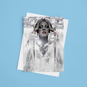 Printable Art for Postcards VEDETTE, Size 5x7, Ideal for framing and gifting, 300dpi Digital files JPG for print, Instant download.