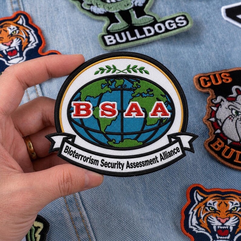 Bsa Rata Patch BSAA Embroidered Patch, Resident Evil Inspired Tactical Badge, Gaming ...