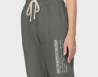 Vertical Japanese Text Sweatpants | Fleece Joggers, Casual Streetwear