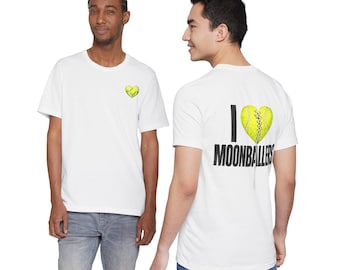 I Heart Moonballers Tennis T-shirt RACQIX Graphic Tee