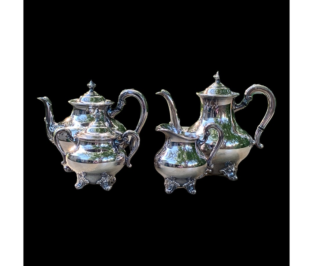 Reed and Barton Regent 5600 Silverplate Coffee Teapot Creamer Etsy