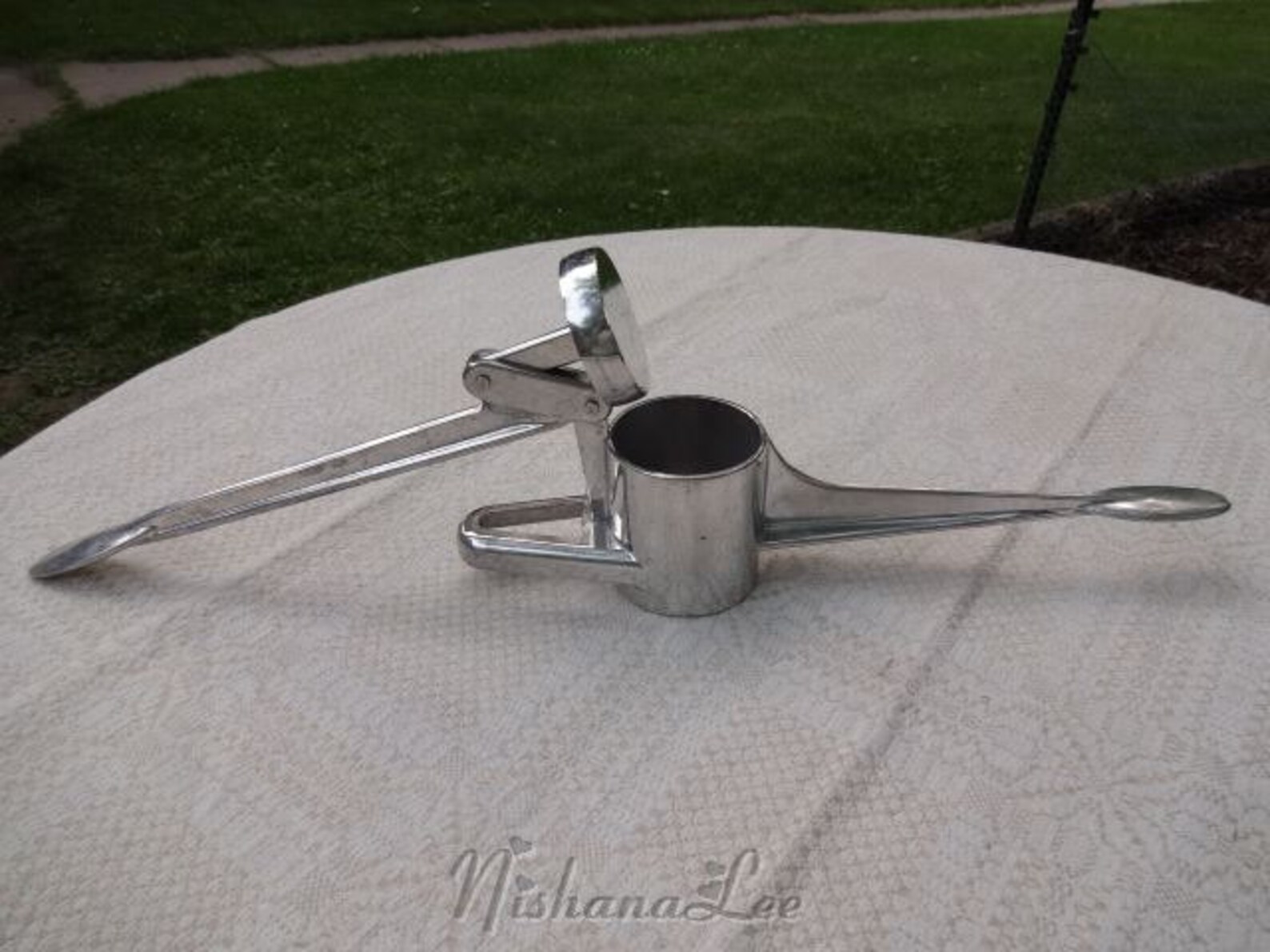 Vintage Aluminum Potato Ricer Spaetzle Press Noodle Maker Etsy