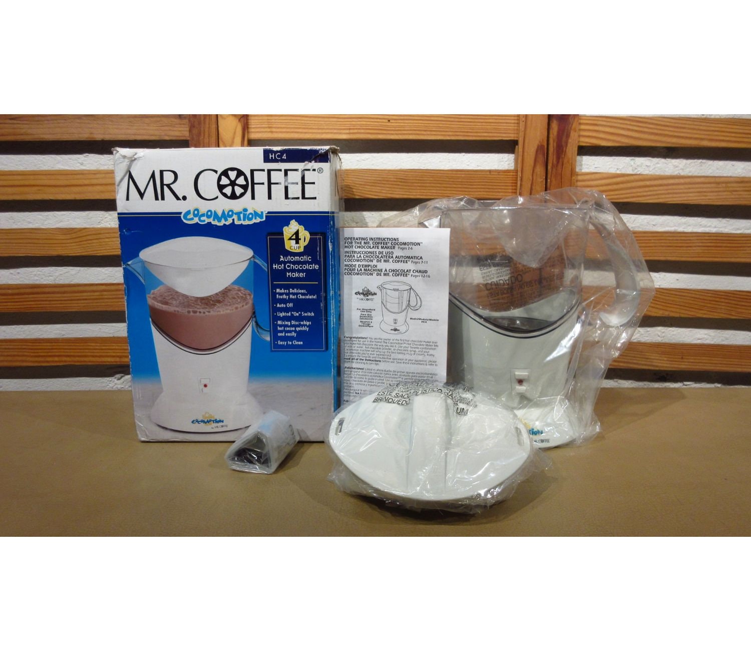 Mr Coffee, Kitchen, Mr Coffee Cocomotion Automatic Electric Hot Chocolate  Cocoa Maker 4 Cup Hc4