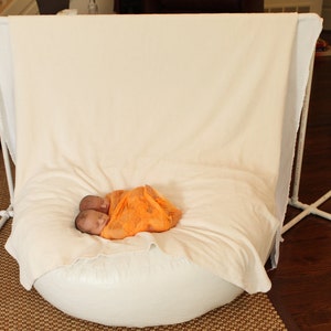 Newborn Bean Bag: Posting Beanbag for Photography Large Studio Sized Poser Bean Bag Large Newborn Bean Bag Newborn Posing Nest image 4