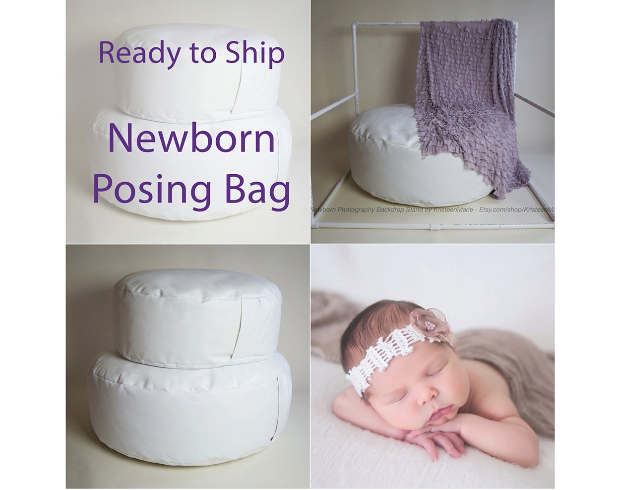 Newborn Posing Bean Bag READY TO SHIP Bean Bag for Newborn Etsy