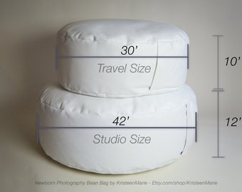 Travel Size Posing Beanbag for Newborn Photography: Newborn Poser Bag is great for on-location newborn photography - Travel Size Posing Puck