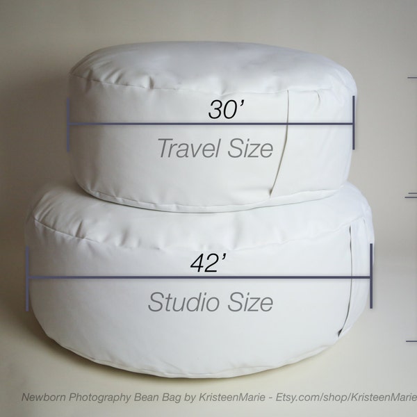 Travel Size Posing Beanbag for Newborn Photography: Newborn Poser Bag is great for on-location newborn photography - Travel Size Posing Puck