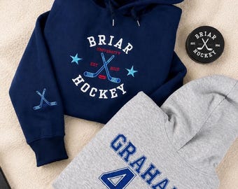 Embroidered Briar University Graham 44 Sweatshirt and Hoodie, The Score Book Merch, Off Campus Series Shirt, Romance Reader Sweater