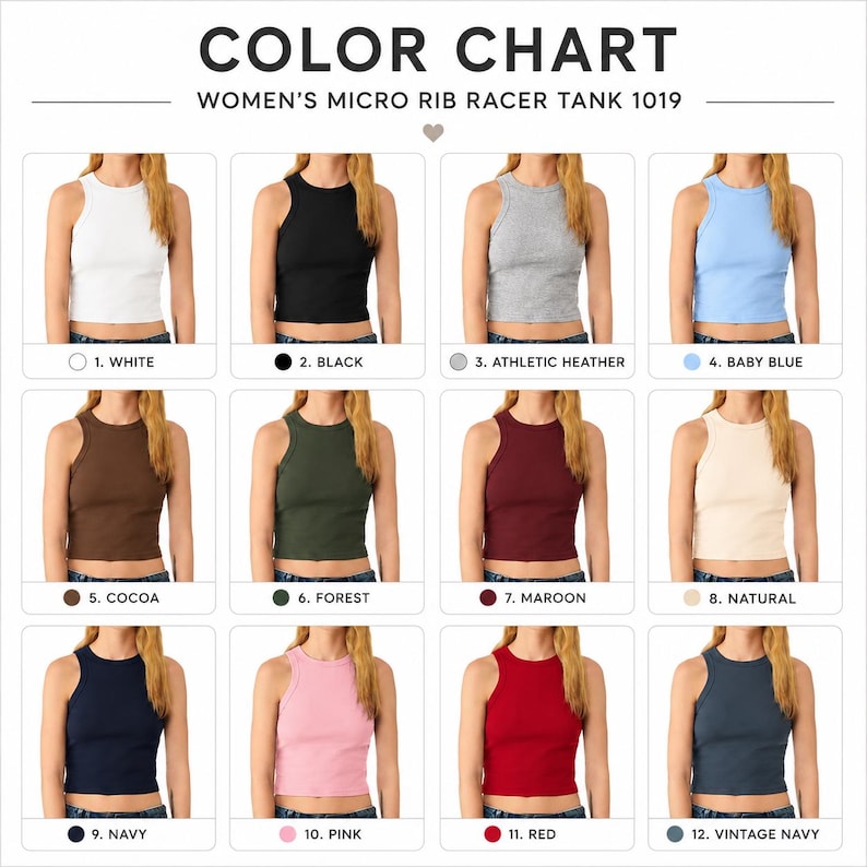 Custom Embroidered Ribbed Tank Top, Personalized Name Tank, Custom Quote Shirt, Minimalist Embroidered Crop Tank bild 5