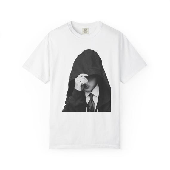 Black & White Jin of BTS Portrait T-shirt | Arirang Photoshoot