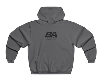 Beyond Average logo Hoodie | Motivational Text Pullover Sweatshirt