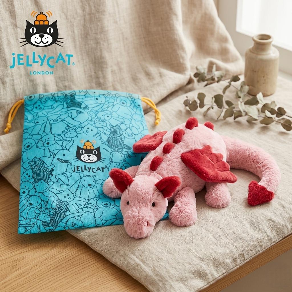 Jellycat Malachy Dragon - Etsy Canada