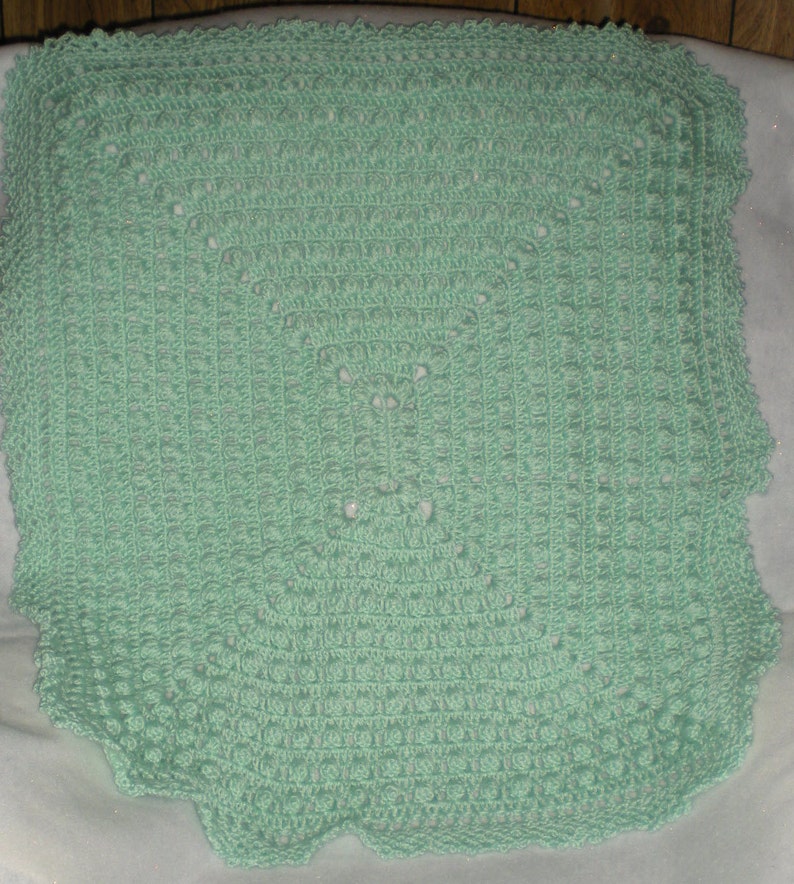 Popcorns for Baby Afghan Crochet Pattern image 1