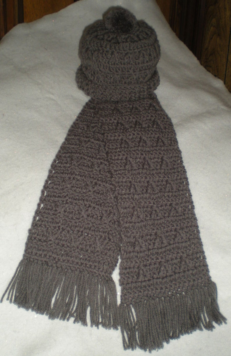 Dad and Son Hat & Scarf Sets image 3