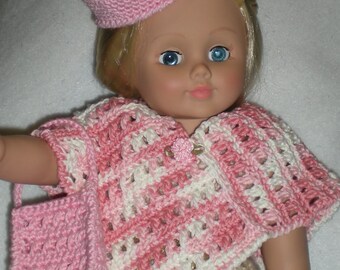 AG Doll Purses, Hat, and Poncho Pattern
