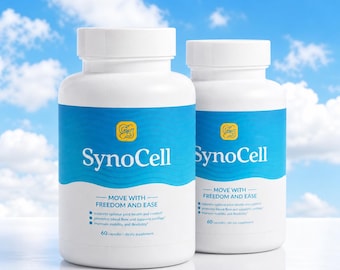 Synocell Joint Flexibility Capsules 60 Count 2 Pack Daily Support