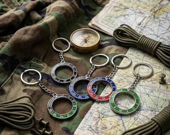 Watch Bezel Keychains | Gift For Him | Accessories
