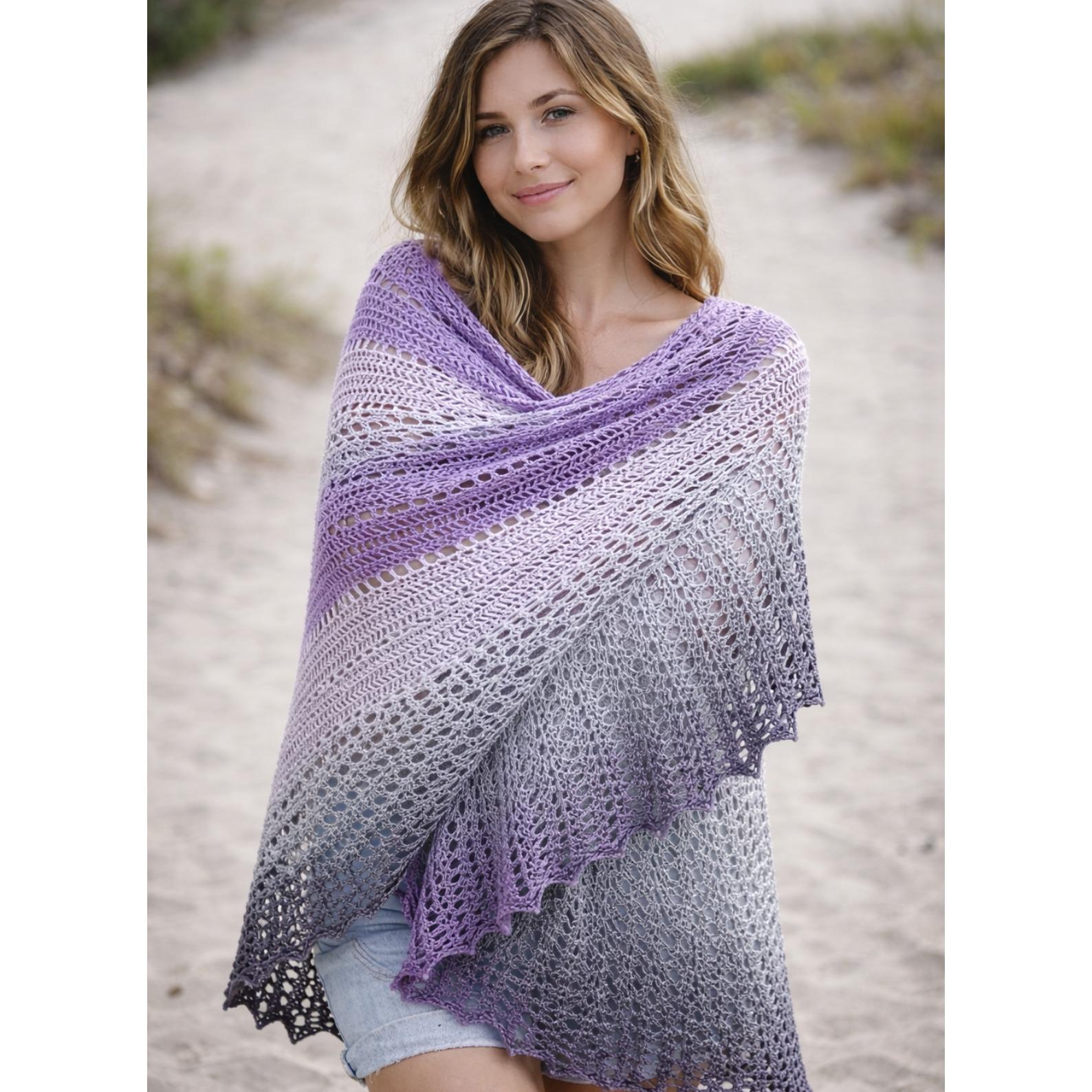 Crochet Elegant Triangle Shawl Written Pattern Crochet | Instant PDF ...