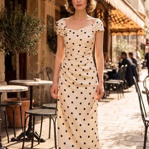 Asymmetrical Polka Dot Dress - Etsy Asymmetrical Polka Dot Dress - Etsy
