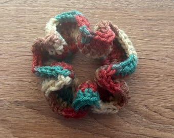 Handmade Crochet Scrunchie for Spring and Summer