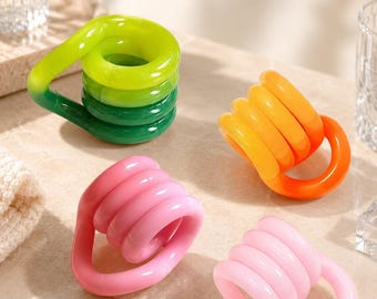Juguete antiestrés giratorio que cambia de color, gelatina translúcida para aliviar el estrés sensorial, juguete de escritorio portátil.