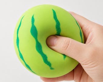 Watermelon Squishy Toy, Stress Relief Fidget, Sensory Play Ball