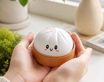 Kawaii Steamed Bun Squishy Toy