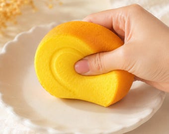 Swiss Roll Squishy Toy, Soft Slow Rising Foam, Kawaii Desk Decor, Stress Relief Fidget