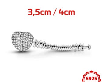 Erweiterung für Pandora Armband Sterling 925 Silber | Armband-Anpassung | Geschenk für Pandora Bettelarmband | Armband-Verlängerung