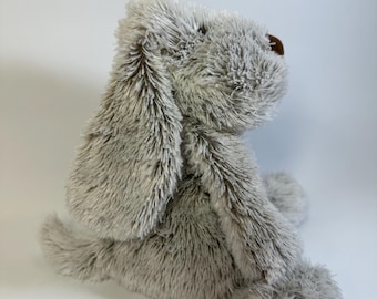 Rare Retired Jellycat Tweedle Dog Plush Grey Shaggy Puppy 14 Soft Toy Pre-owned