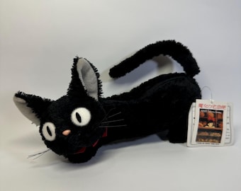 Vintage Studio Ghibli Jiji Plush Pencil Case (Kiki's Delivery Service)