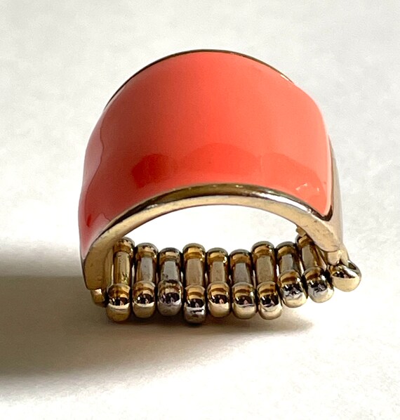 Enamel ring stretchable adjustable sizing stateme… - image 1