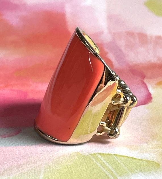 Enamel ring stretchable adjustable sizing stateme… - image 4