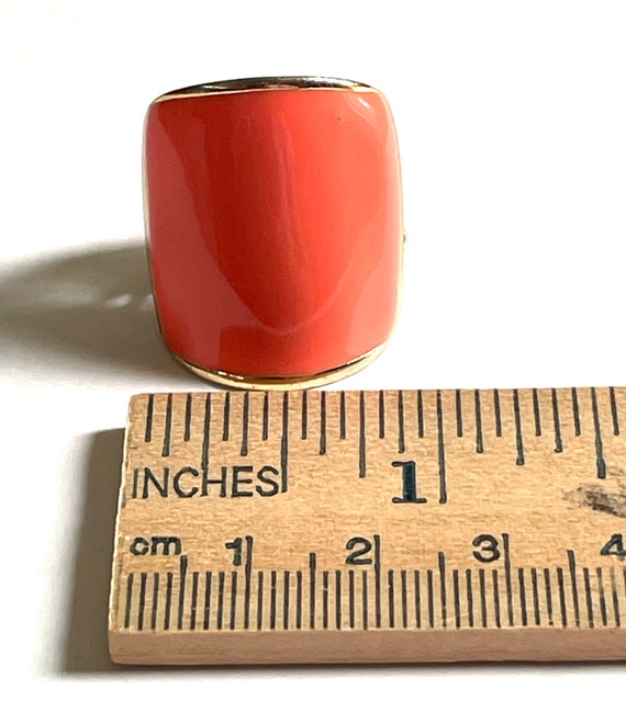 Enamel ring stretchable adjustable sizing stateme… - image 5