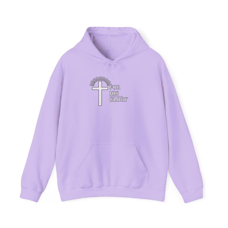 For His Glory Hoodie | Unisex Christian Hoodie | Faith Based Sweatshirt | Gildan 18500 image 15