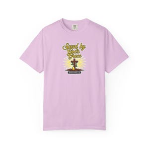 Camiseta cristiana "Salvados por la gracia" / Camiseta con versículo bíblico Efesios 2:8 / Camiseta "Fe en la cruz" / Ropa cristiana religiosa / Comfort Colors 1717 imagen 18