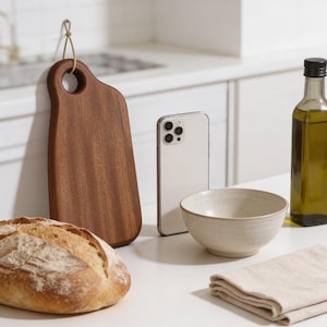 Handmade Natural Wood Cutting Board, Small Chopping Board, Kitchen Prep Serving