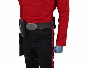 Traje de Cosplay de Piloto Rebelde – Conjunto de Camisa e Calça (2 peças)
