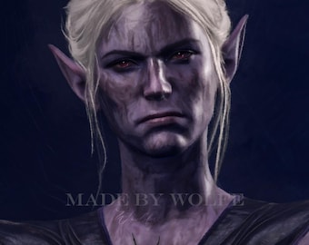 Minthara Baldur's Gate 3 8x10 Print
