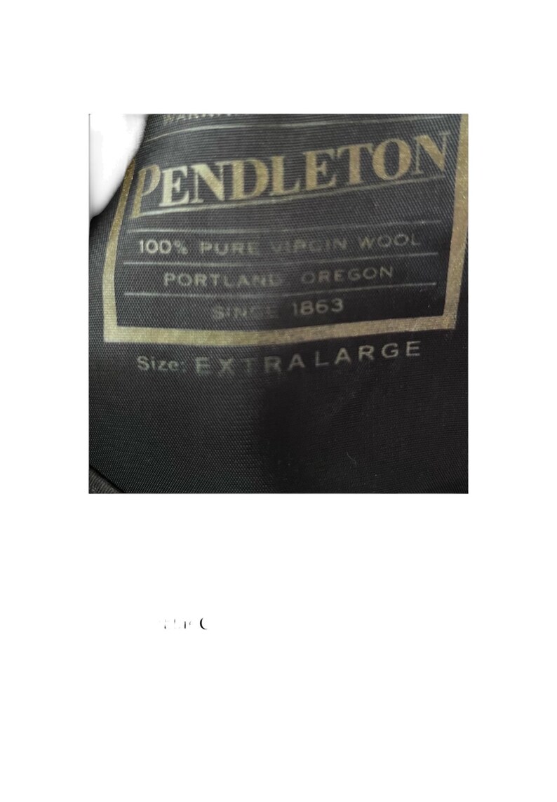 Vintage Pendleton Brown Tweed Wool Flat Cap Cabbie Classic XL image 5